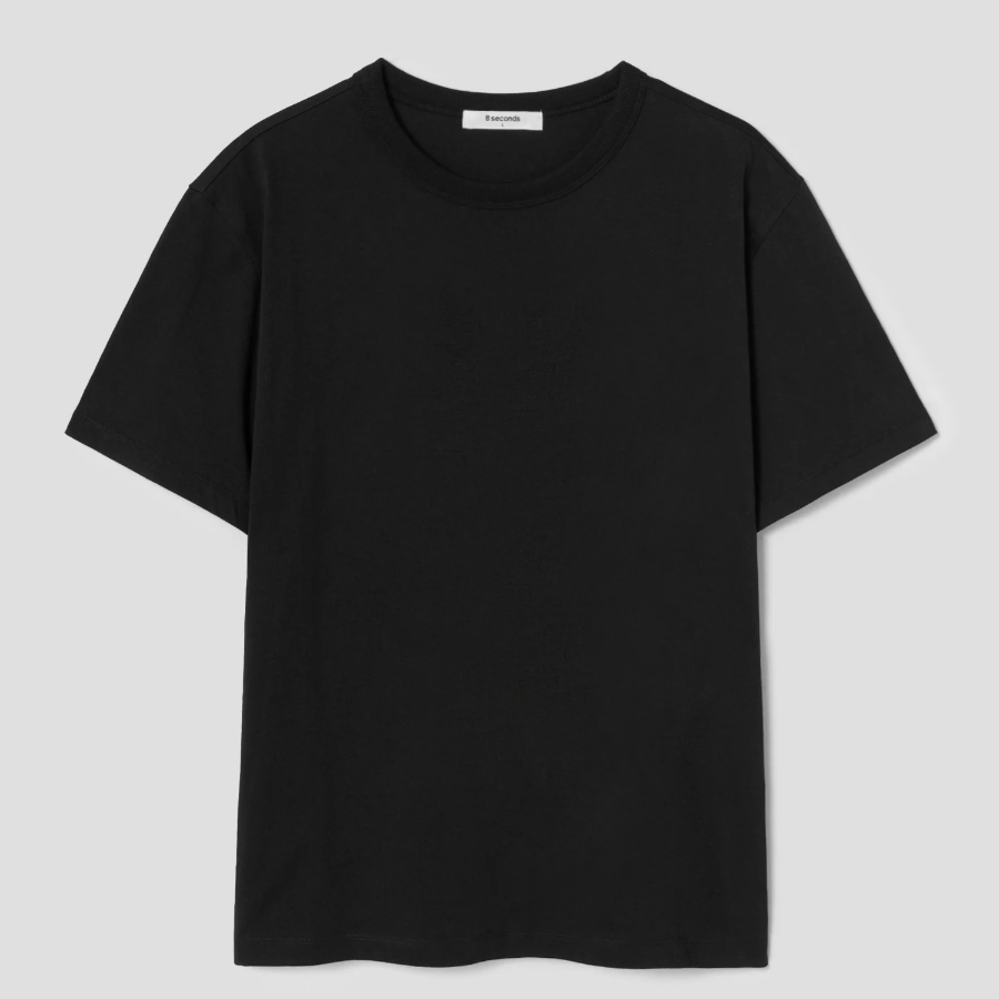 8 seconds Daily Basic T-shirt — Black