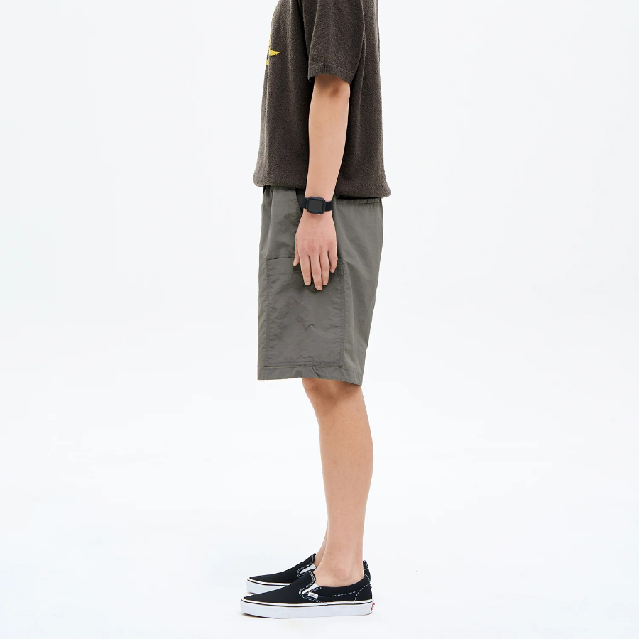 8 seconds Nylon Cargo Shorts — Khaki
