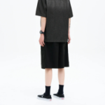 8 seconds Washed Cotton Pocket 6/10 Banding Shorts — Black