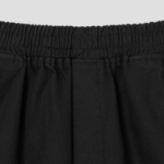 8 seconds Washed Cotton Pocket 6/10 Banding Shorts — Black