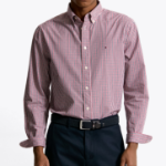 Tommy Hilfiger Official Poplin Gingham Shirt (Regular Fit)