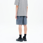 8 seconds Easy Banding Denim Shorts — Blue
