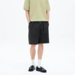 8 seconds Easy Banding Denim Shorts — Black