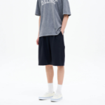 8 seconds Waffle Jersey Full Banding 6/10 Shorts — Navy
