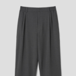 8 seconds Crêpe Wide Banding Pants — Grey