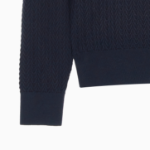 Tommy Hilfiger Official Herringbone Structure Crewneck Sweater