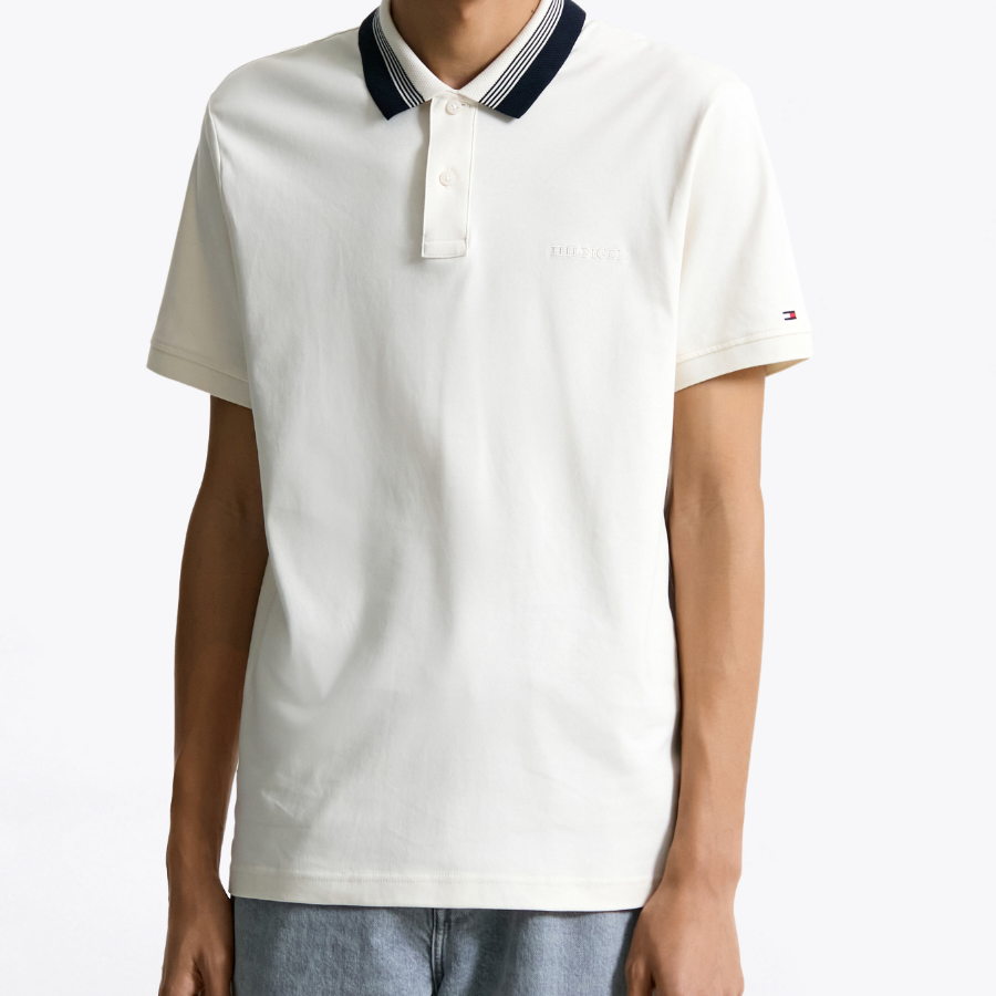 Tommy Hilfiger Official Interlock Collar Polo Shirt