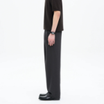 8 seconds Crêpe Easy Banding Pants — Ash