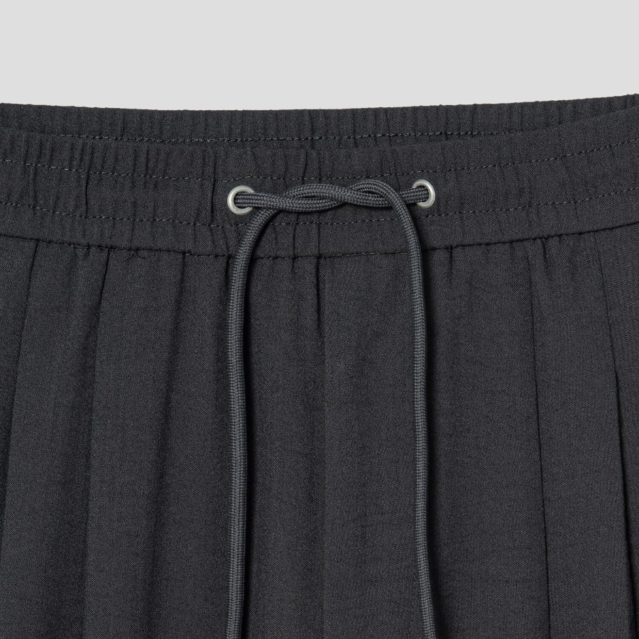 8 seconds Crêpe Easy Banding Pants — Ash