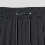 8 seconds Crêpe Easy Banding Pants — Ash