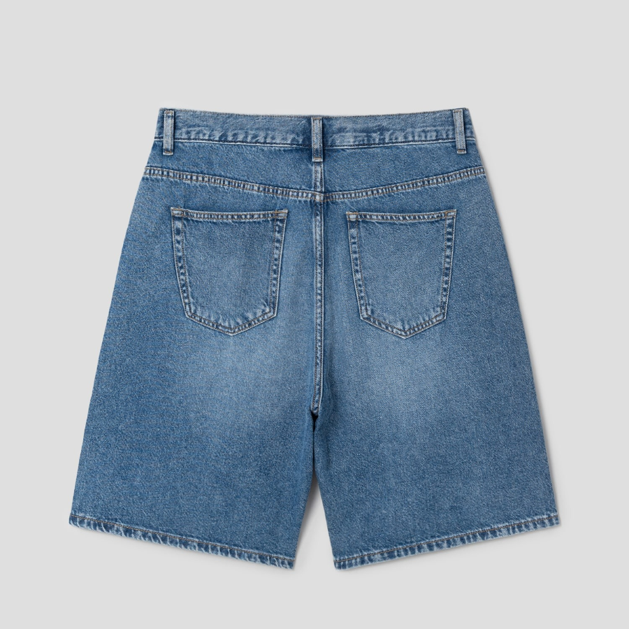 8 seconds Essential Denim Shorts — Blue