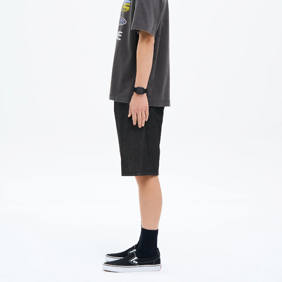 8 seconds Essential Denim Shorts — Black