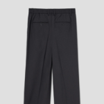 8 seconds [4WAY STRETCH] Semi Wide-Fit Banding Slacks — Ash