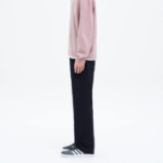 8 seconds Essential Semi Wide-Fit Denim Pants — Navy
