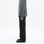 8 seconds Essential Semi Wide-Fit Denim Pants — Black