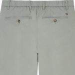 TOMMY HILFIGER [Official Headquarters] Solid Denton Poplin Pants