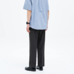 8 seconds Basic Slim-Fit Slacks — Ash