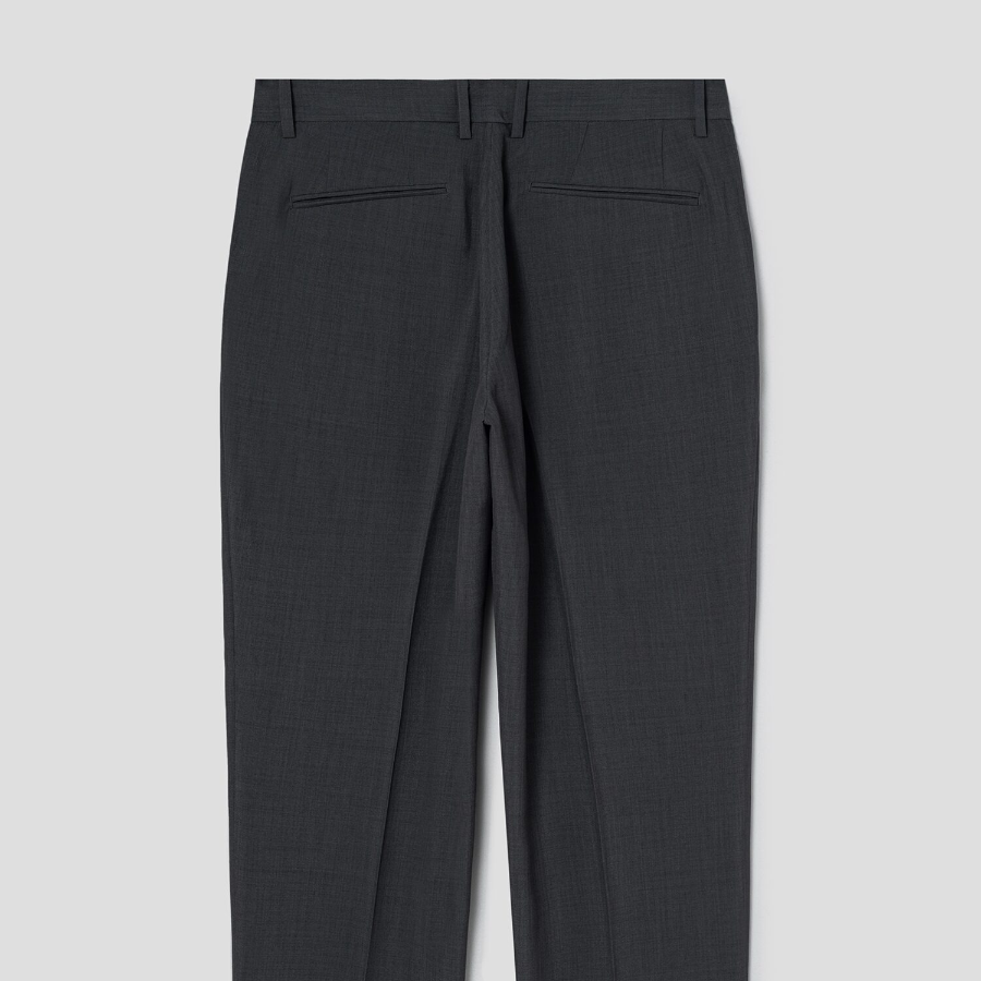8 seconds Basic Slim-Fit Slacks — Ash