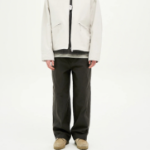 8 seconds Cotton Oxford Curved Pants — Khaki