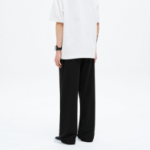 8 seconds Poly Crêpe Easy Pants — Black