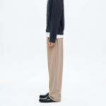 8 seconds Poly Crêpe Easy Pants — Beige