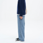 8 seconds Denim Track Pants — Sky Blue