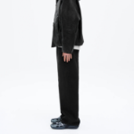 8 seconds Essential Wide-Fit Denim Pants — Black