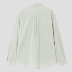 8 seconds Sheer Cotton Garment Dyeing Shirt — Light Green
