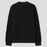 8 seconds Blouson Zip-Up Cardigan — Black