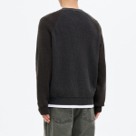 8 seconds Soldier Lettering Round Cardigan — Ash