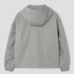 8 seconds Washable Nylon Hooded Bomber — Greу