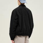 8 seconds Collar Zip-Up Blouson — Black