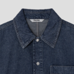 8 seconds Lightweight Panel Denim Shacket — Blue