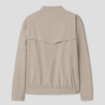 8 seconds Stand Collar Cotton Blouson — Beige