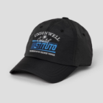 8 seconds Nylon Varsity Embroidery Ball Cap — Black