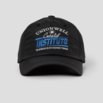 8 seconds Nylon Varsity Embroidery Ball Cap — Black