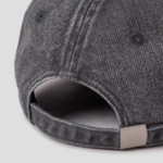 8 seconds Denim Volume Embroidery Ball Cap — Ash
