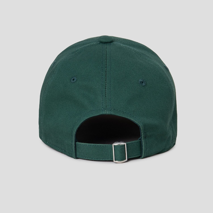 8 seconds Cotton 3-Line Typo Ball Cap — Green