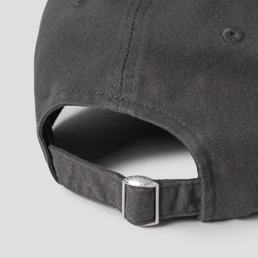 8 seconds Cotton Volume Embroidery Ball Cap — Ash