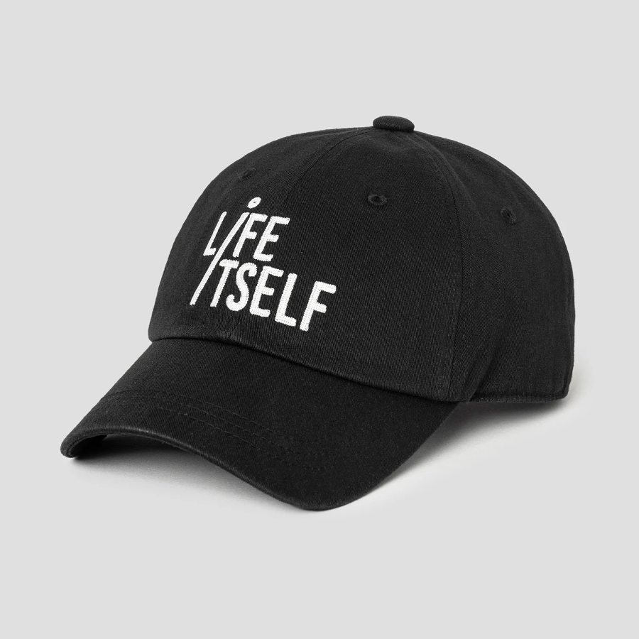 8 seconds Cotton Chain Embroidery Ball Cap — Black