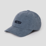 8 seconds Washed Wappen Logo Ball Cap — Ash
