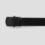 8 seconds 30mm Webbing Tape Easy Buckle Belt — Black