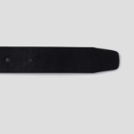 8 seconds 30mm Stopper Ring Square Buckle Belt — Black