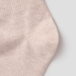 8 seconds Cotton Blend Mid-Length Solid Socks — Beige