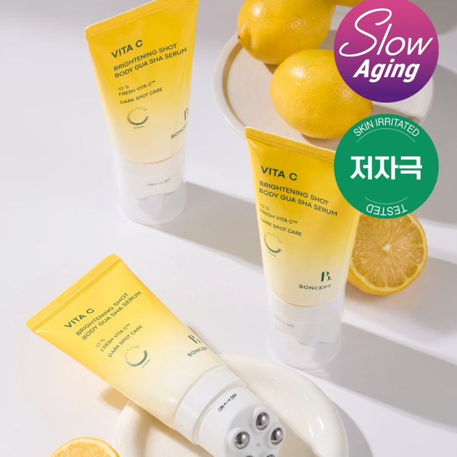 Сыворотка для тела Boncep Vita C Brightening Shot Body Gua Sha Serum, 100 мл ,36шт