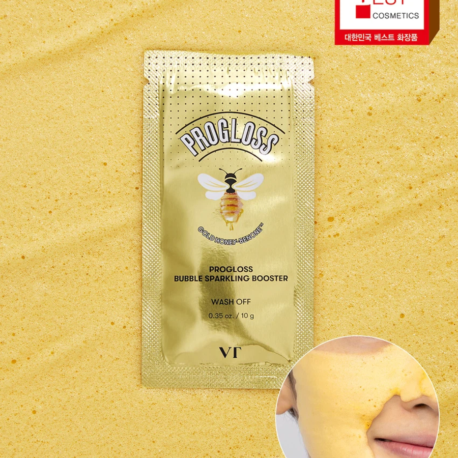 [1+1] VT Progloss Bubble Sparkling Booster, 10 г × 4 ш