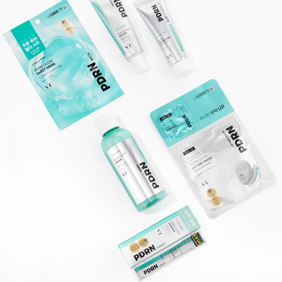 [1+1] VT PDRN Glow Sun Essence, 50 мл × 2