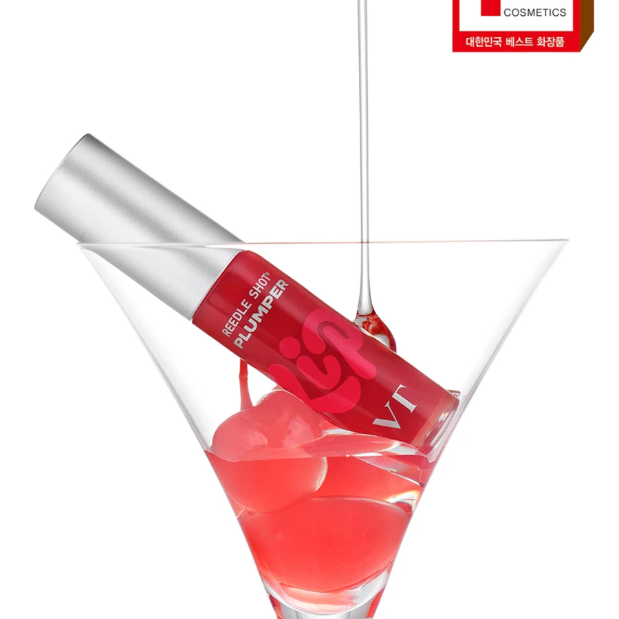 [1+1] VT Reedle Shot Essence Lip Plumper 02 Pure Red × 2
