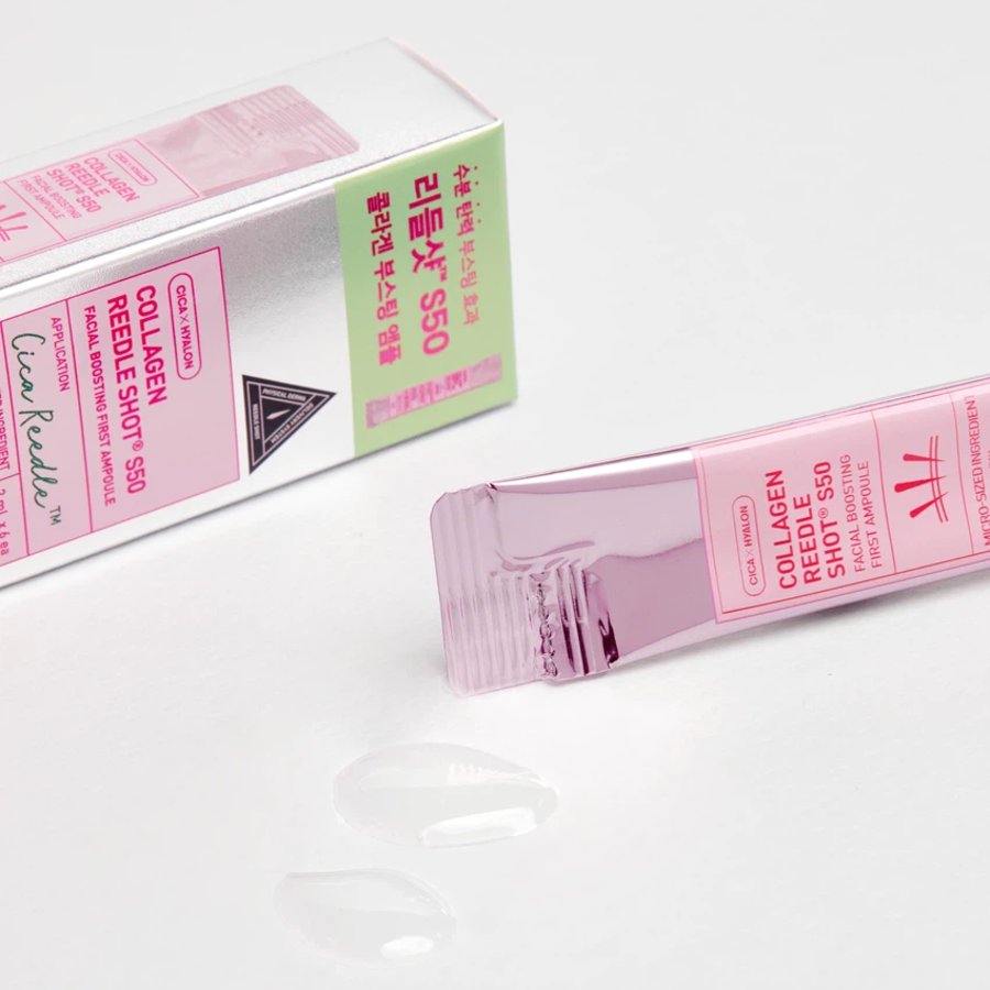 [1+1] VT Collagen Reedle Shot S50 Facial Boosting First Ampoule, 2 мл × 6 шт. × 2