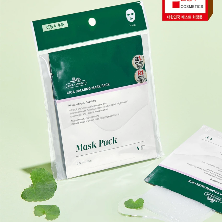 [1+1] VT Cica Calming Mask, 4 шт. × 2